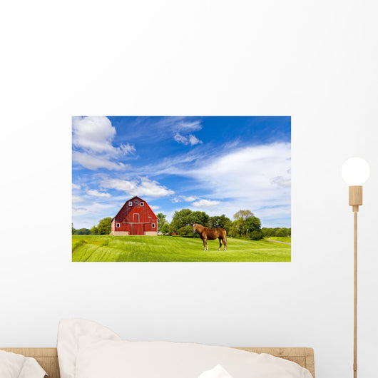 Agriculture Landscape with Old