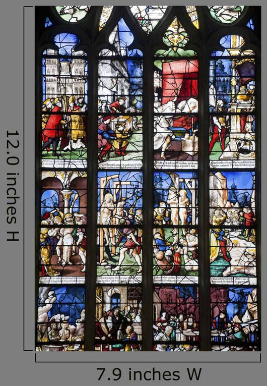 Stained Glass Gothic Church