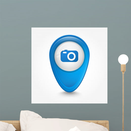 Pointer 3D Fotocamera Wall Decal