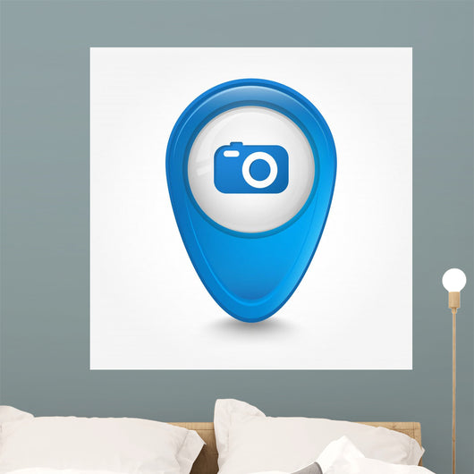 Pointer 3D Fotocamera Wall Decal