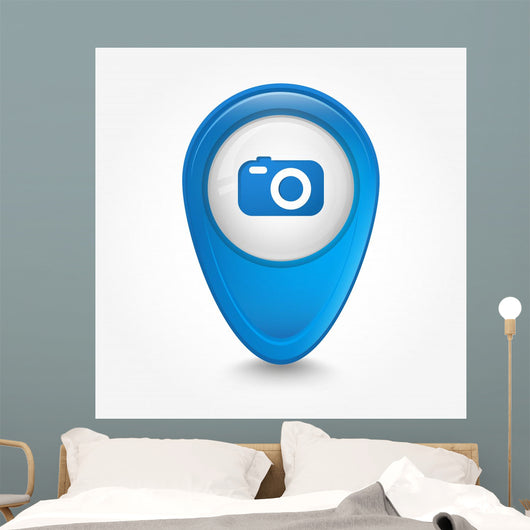 Pointer 3D Fotocamera Wall Decal