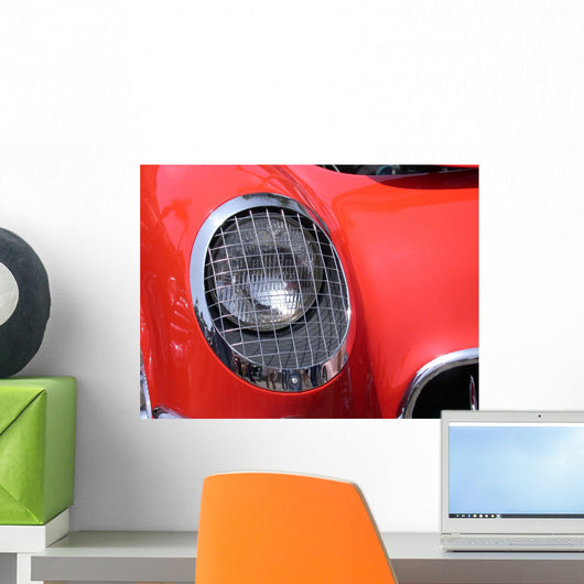 Corvette Headlight Wall Mural