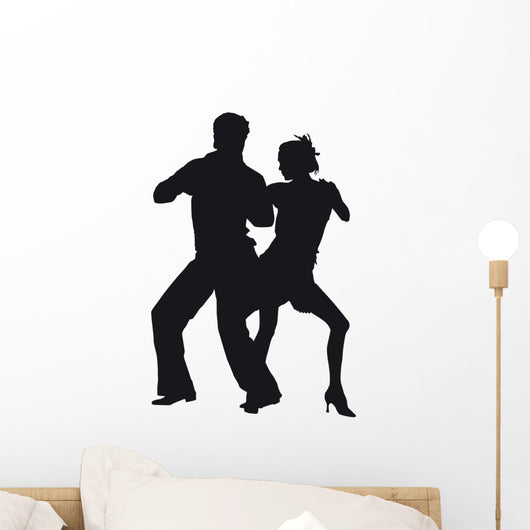 Silhouette Dancers Latin-american Dances
