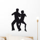 Silhouette Dancers Latin-american Dances