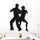 Silhouette Dancers Latin-american Dances