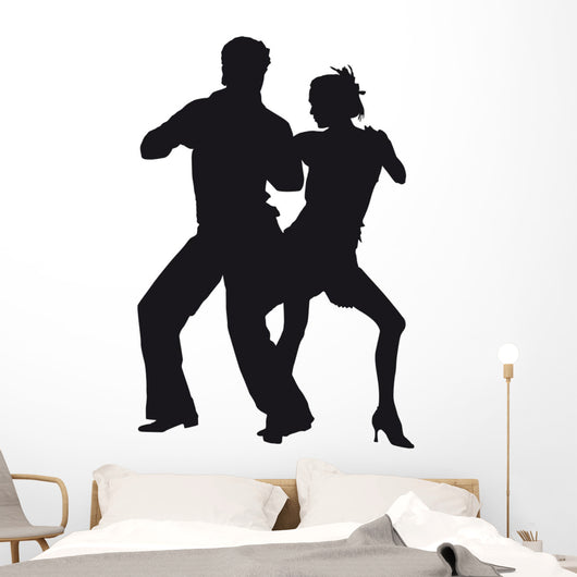Silhouette Dancers Latin-american Dances