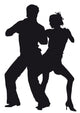 Silhouette Dancers Latin-american Dances