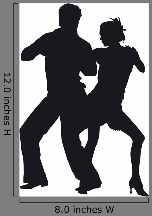 Silhouette Dancers Latin-american Dances