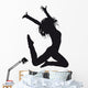 Dancer Silhouette White