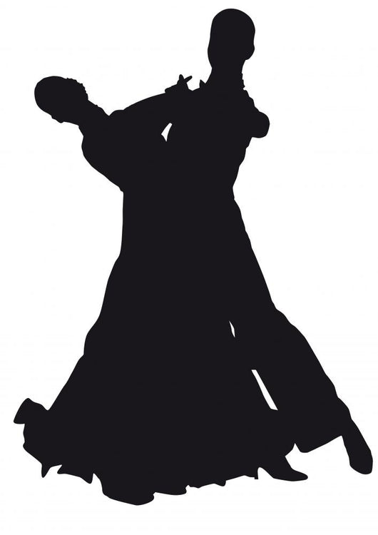 Silhouette Dancers Latin-american Dances