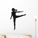 Dancer Silhouette White