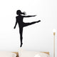 Dancer Silhouette White