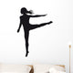 Dancer Silhouette White