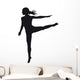 Dancer Silhouette White