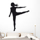 Dancer Silhouette White
