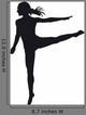 Dancer Silhouette White