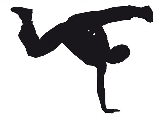 Dancer Silhouette White