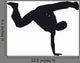 Dancer Silhouette White