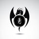 Black Dragon Wall Mural
