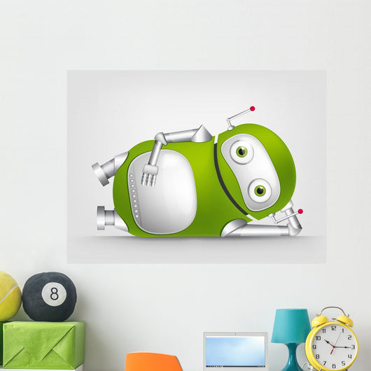 Cute Robot Wall Decal