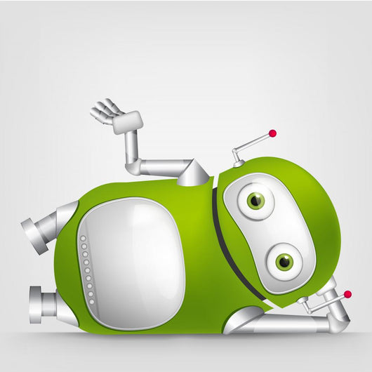 Cute Robot Wall Decal