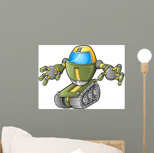 Evil Robot Tank Vector