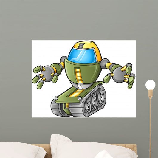 Evil Robot Tank Vector