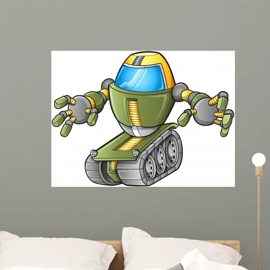 Evil Robot Tank Vector