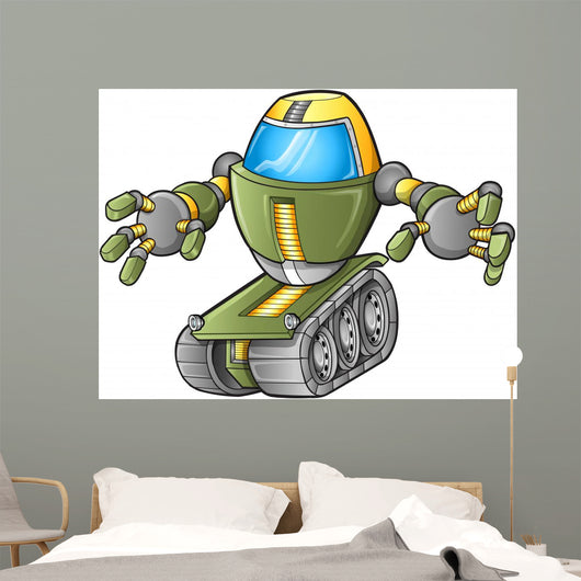 Evil Robot Tank Vector