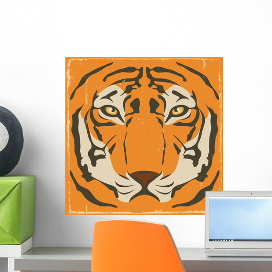 Vintage Tiger Stripes Grunge