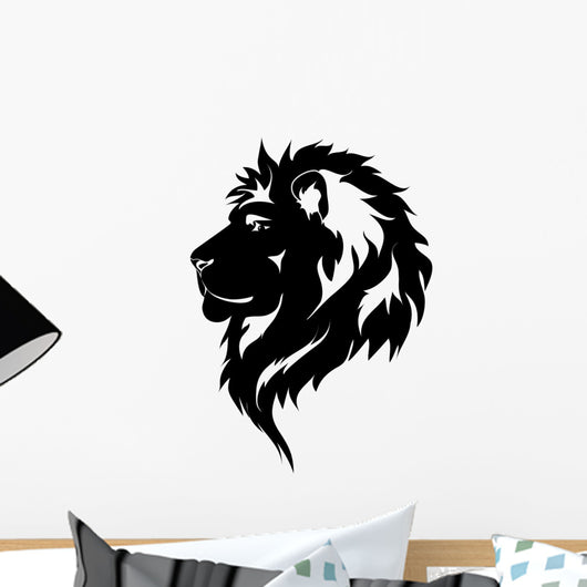 Graphic Lion Black and