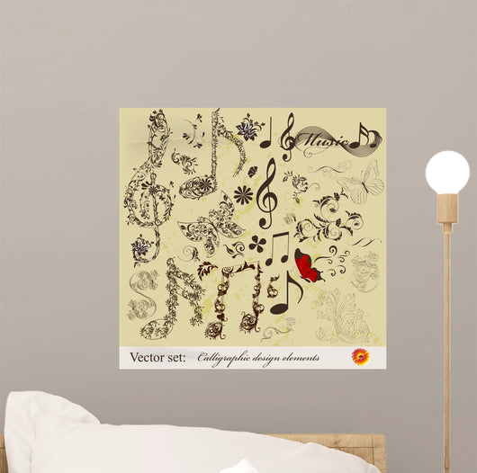 Calligraphic Design Elements and