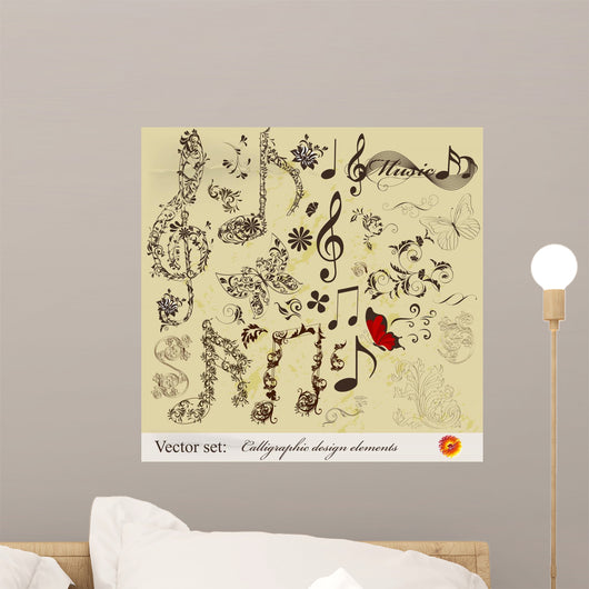 Calligraphic Design Elements and