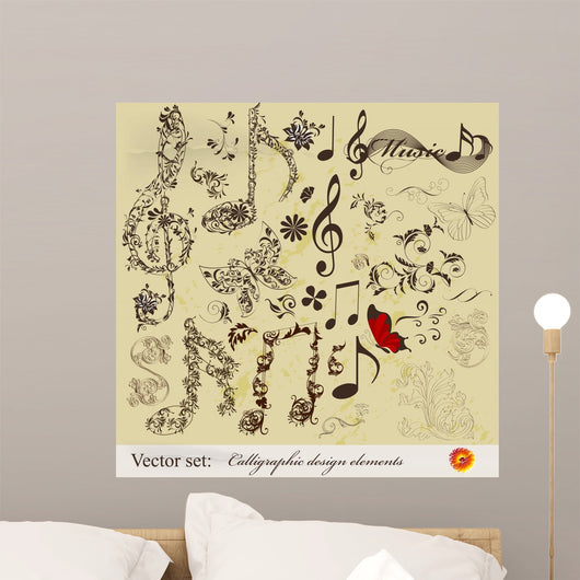 Calligraphic Design Elements and