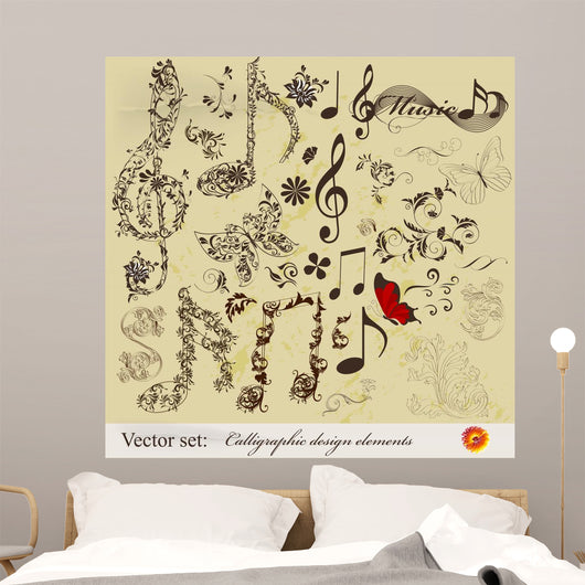 Calligraphic Design Elements and