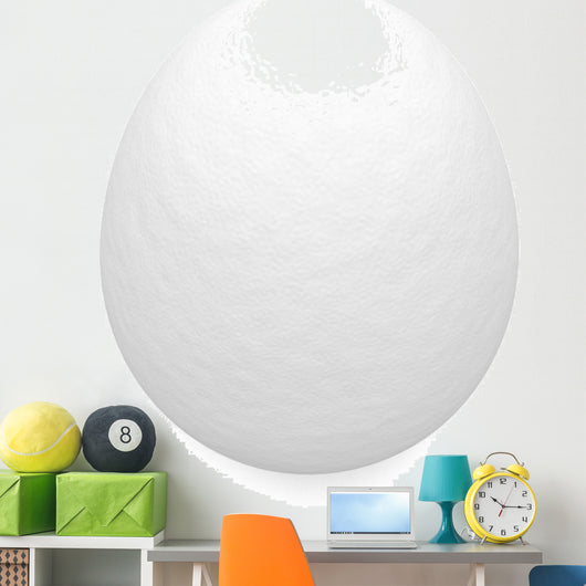 White Egg Wall Decal