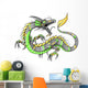 Robot Cyborg Dragon Vector Wall Mural