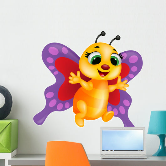 Funny Butterfly Cartoon