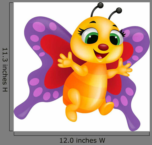 Funny Butterfly Cartoon