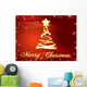 Merry Christmas and Christmas Wall Mural