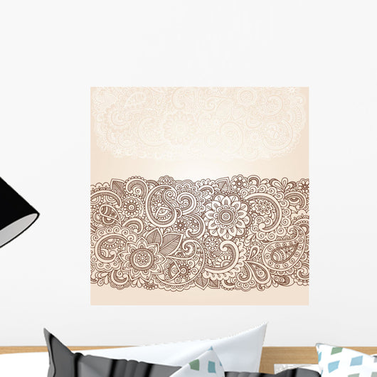 Ornate Henna Paisley Doodle
