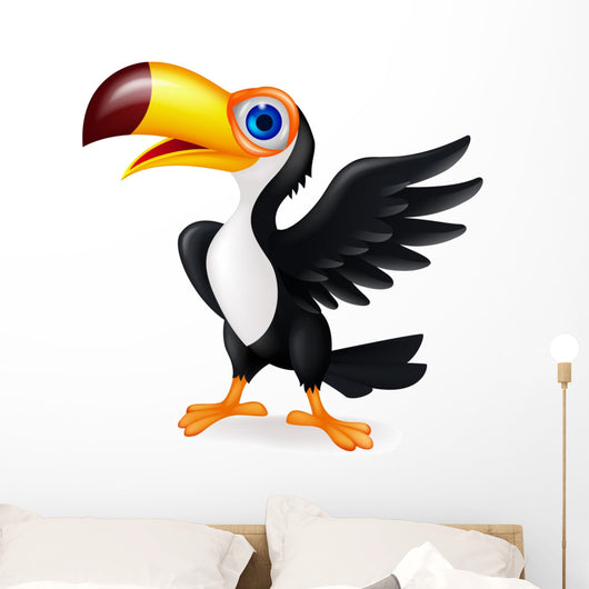 Toucan bird cartoon Wall Decal