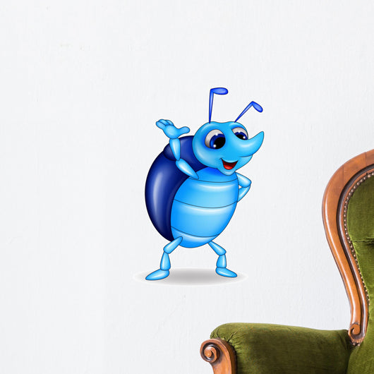 Rhinoceros beetle Wall Decal