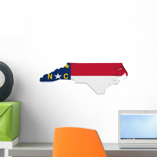 North Carolina Map Wall Decal