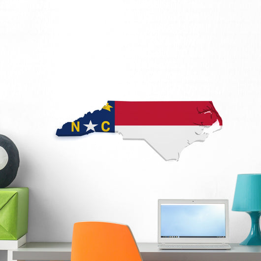 North Carolina Map Wall Decal