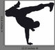 Silhouette Dancers White