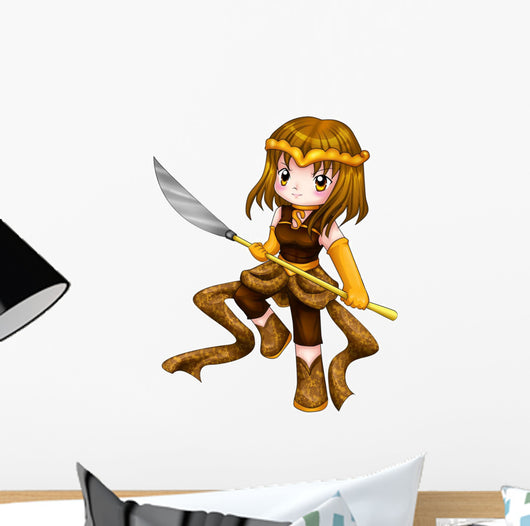 Chibi Style Illustration Warrior
