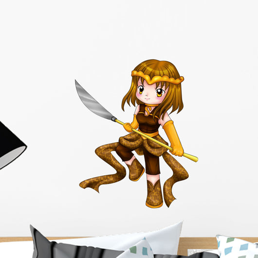 Chibi Style Illustration Warrior