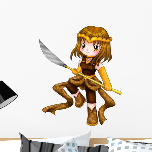 Chibi Style Illustration Warrior