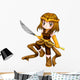 Chibi Style Illustration Warrior